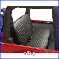 Bestop Rear Bench Seat Cover Black Denim for Jeep Wrangler 1997-2002