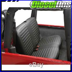 Bestop Rear Bench Seat Cover Black for Jeep Wrangler/Wrangler Unlimited 03-06