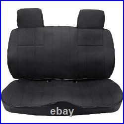 Black Bench Seat Covers For TOYOTA Pickup 1987-1994 (Hilux) Replaces Originals