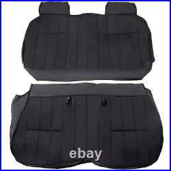 Black Bench Seat Covers For TOYOTA Pickup 1987-1994 (Hilux) Replaces Originals