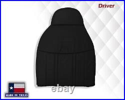 Black LEATHER 60/40 Bench Seat Cover 1997 1998 Ford F150 Lariat XLT Single Cab