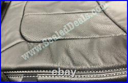 Black Leather Seat Covers Upgrade For 2012-16 Ford F250 F350 Super Crew Cab Xlt