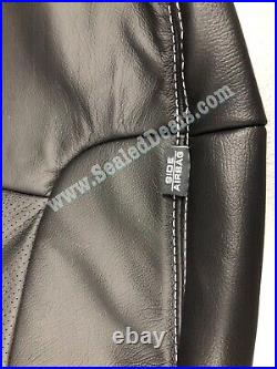 Black Leather Seat Covers Upgrade For 2012-16 Ford F250 F350 Super Crew Cab Xlt