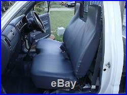 Black Vinyl Seat Cover Toyota Hilux Single Cab Bench Seat 1997-2004, Black