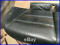 Bmw E36 Touring Estate Rear Sport Seat Bench Cushion Cover Black Nappa Leather