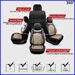 Breathable Car Seat Cover Full Set For MAZDA 6 2010-2021 PU Leather Cushion Pad
