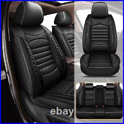 Breathable Full Set Car Seat Covers Pu Leather Pad For Nissan Titan 2009-2024