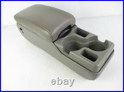 Buick Century Regal Impala Center Console Armrest Cup Holder Gray Leather 00-05