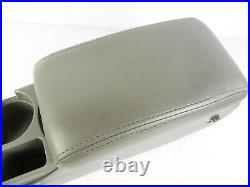 Buick Century Regal Impala Center Console Armrest Cup Holder Gray Leather 00-05