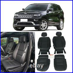 CUSTOM FIT LEATHER FRONT SEAT COVERS for 2011-2022 Jeep Grand Cherokee