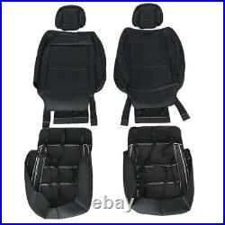 CUSTOM FIT LEATHER FRONT SEAT COVERS for 2011-2022 Jeep Grand Cherokee