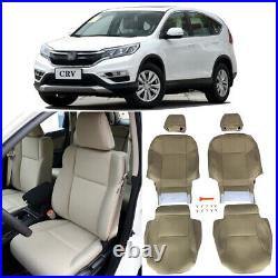 CUSTOM FIT LEATHER FRONT SEAT COVER for Honda CR-V 2012 2013 2014 2015 2016
