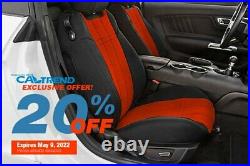 CalTrend CV334-06PP NeoPrene 1st Row Black & Beige Custom Seat Covers