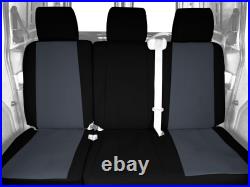 CalTrend Car Seat Covers Fit Ford F-150 2015-2020 Charcoal Cordura Custom Rear
