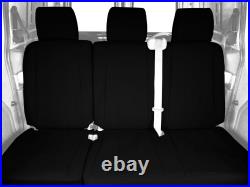 CalTrend Car Seat Covers Fit Ford F-250-350 2017-2022 Black Cordura Custom Rear