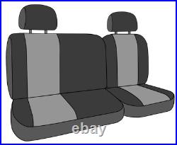 CalTrend Car Seat Covers Fit Ram 1500 2019-2025 Black NeoSupreme Custom Rear
