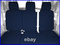 CalTrend Car Seat Covers Fit Toyota Sienna 2021-2025 Blue Cordura Custom Rear