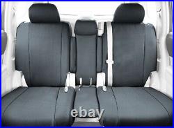 CalTrend Front Seat Cover for 2007-2011 Toyota Tundra Carbon Fiber Charcoal