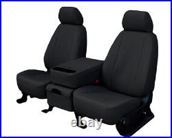 CalTrend Front Seat Cover for 2013-2022 Dodge Ram 1500-5500 Faux Leather Black
