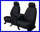 CalTrend Front Seat Cover for 2013-2022 Dodge Ram 1500-5500 Faux Leather Black
