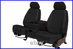 CalTrend Rear Seat Cover for 2014-2021 Nissan Frontier Carbon Fiber Black
