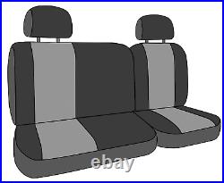 CalTrend Rear Seat Cover for 2014-2021 Nissan Frontier Carbon Fiber Charcoal