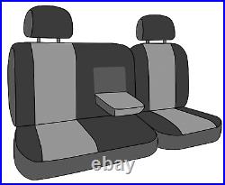 CalTrend Rear Seat Cover for 2014-2021 Nissan Frontier DuraPlus Charcoal Insert