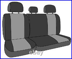CalTrend Rear Seat Cover for 2016-2022 Honda HR-V Faux Leather Charcoal Insert