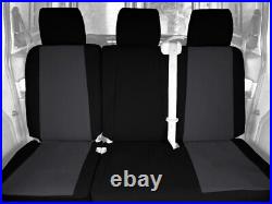 CalTrend Rear Seat Cover for 2018-2023 Honda Odyssey Faux Leather Charcoal