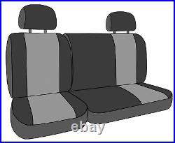 CalTrend Rear Seat Cover for 2018-2023 Honda Odyssey Faux Leather Charcoal