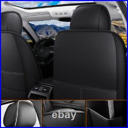 Car 5 Seat Cover Auto Sedan Cushion Faux Leather Full Set Fit BMW X3 2007-2021