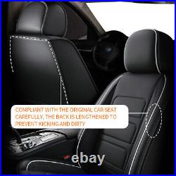 Car 5 Seat Cover Auto Sedan Cushion Faux Leather Full Set Fit BMW X3 2007-2021