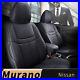 Car 5-Seat Cover Black Full Set Leather Waterproof Fit Nissan Murano 2015-2022
