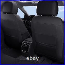Car 5-Seat Cover Black Full Set Leather Waterproof Fit Nissan Murano 2015-2022