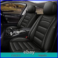 Car 5- Seat Cover Cushion Faux Leather Cover For Chevrolet Impala 2014-2020