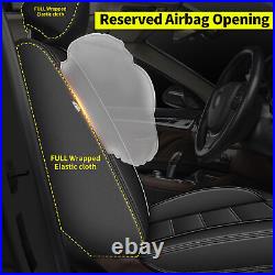 Car 5- Seat Cover Cushion Faux Leather Cover For Chevrolet Impala 2014-2020