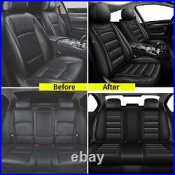 Car 5- Seat Cover Cushion Faux Leather Cover For Chevrolet Impala 2014-2020