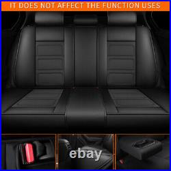 Car 5 Seat Cover Cushion Faux Leather Protector Fit Kia Rio 2007-2021