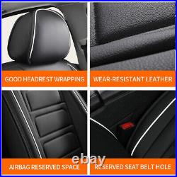 Car 5 Seat Cover Cushion Faux Leather Protector Fit Kia Rio 2007-2021