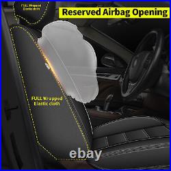 Car 5 Seat Cover Cushion Full Set Faux Leather For Subaru Outback 2010-2023