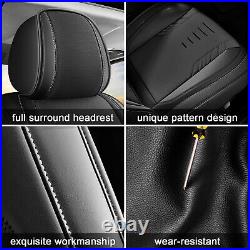 Car 5-Seat Cover Faux Leather Front Rear Cushion Pad For JEEP Wrangler 2003-2017