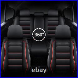 Car 5 Seat Cover Faux Leather Full Set Protect Cushion For BMW X5 2007-2021