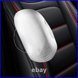 Car 5-Seat Cover Front+Rear Row Leather Full Set For 2007-2015 Kia Optima 4-Door