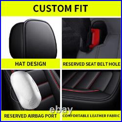 Car 5-Seat Cover Front+Rear Row PU Leather Full Set For Kia Sorento 2020-2021