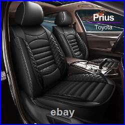Car 5-Seat Cover Leather Cushion Front& Rear Full Set For Toyota Prius 2007-2022