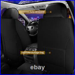 Car 5-Seat Cover Linen Fabric Front&Rear Full Set Fit for Kia Sorento 2007-2021