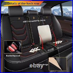 Car 5-Seat Cover Luxury Leather Accessories Fit For Hyundai Santa Cruz 2022-2024