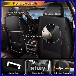 Car 5-Seat Cover Luxury Leather Accessories Fit For Hyundai Santa Cruz 2022-2024