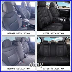 Car 5-Seat Cover PU Leather For Chevrolet Bolt 2017-2024 Cushion Pad Fropnt Rear