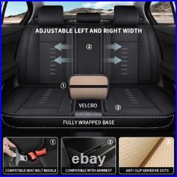 Car 5-Seat Cover PU Leather For Chevrolet Bolt 2017-2024 Cushion Pad Fropnt Rear